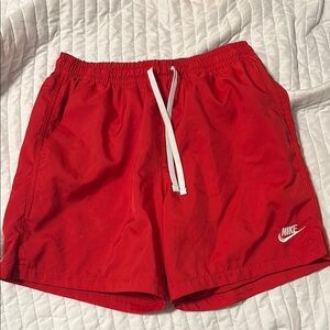 Nike Red Athletic Shorts